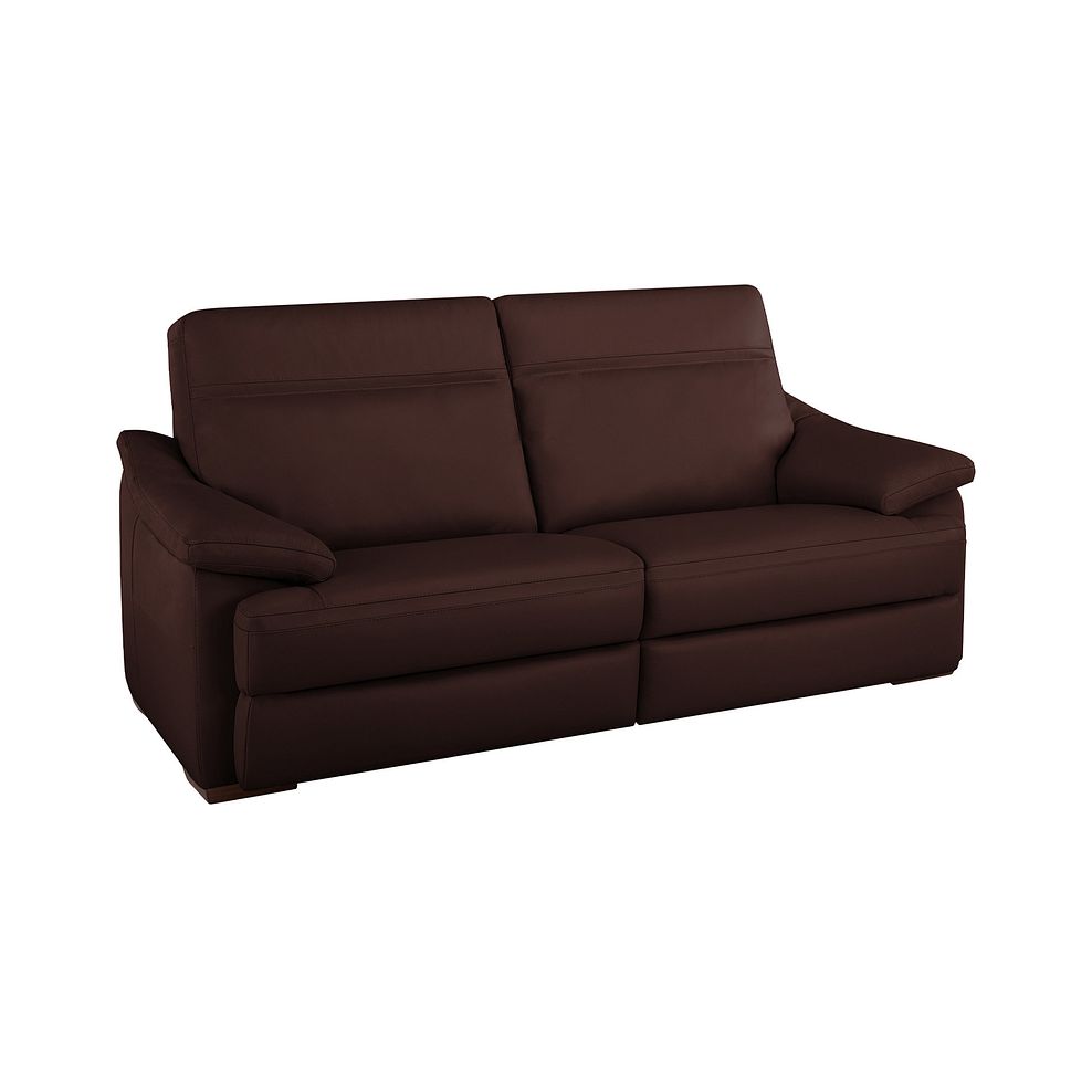 Milano 3 Seater Sofa in Chestnut Leather