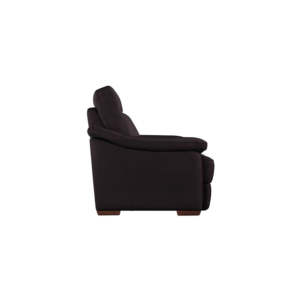 Milano Armchair in Dark Brown Leather 4