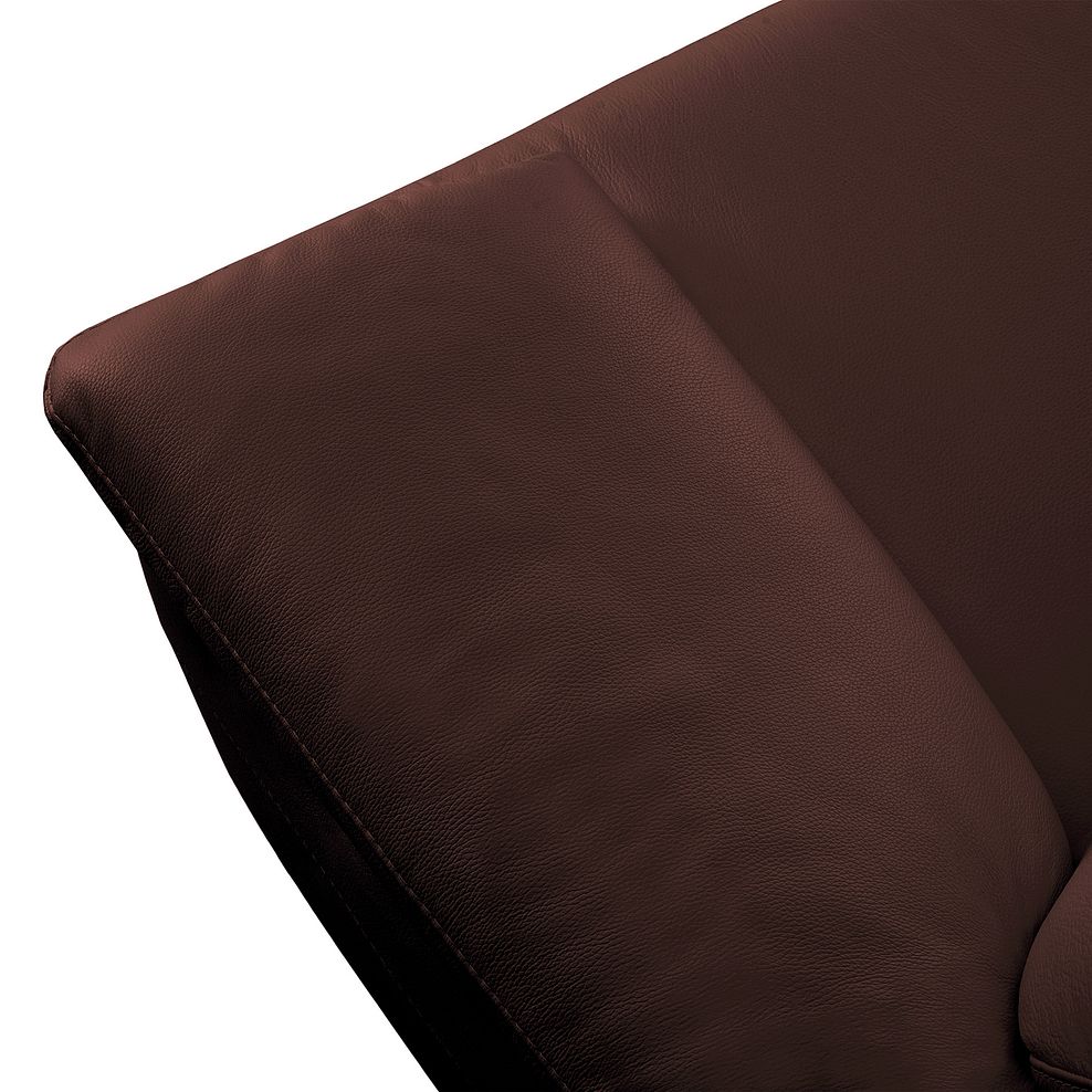 Milano Armchair in Chestnut Leather 6
