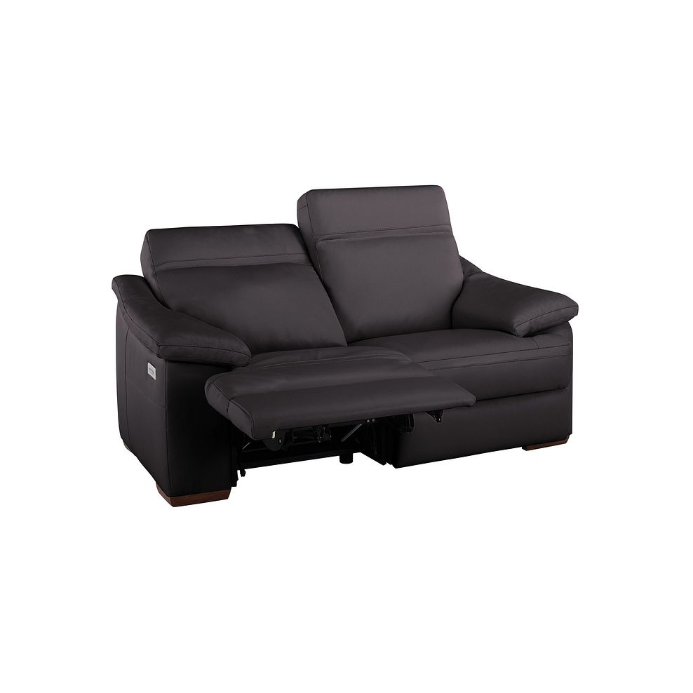 Milano 2 Seater Triple Motion Recliner Sofa in Grey Leather Thumbnail 4
