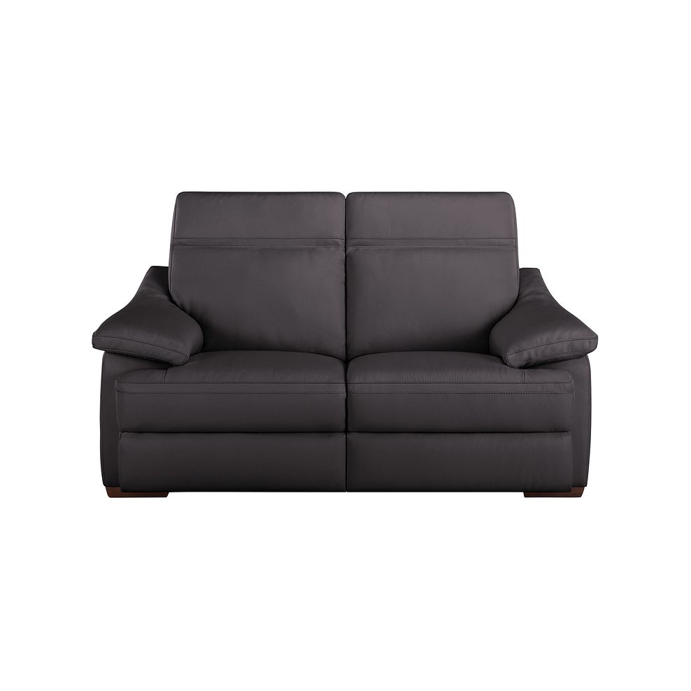 Milano 2 Seater Triple Motion Recliner Sofa in Grey Leather 2