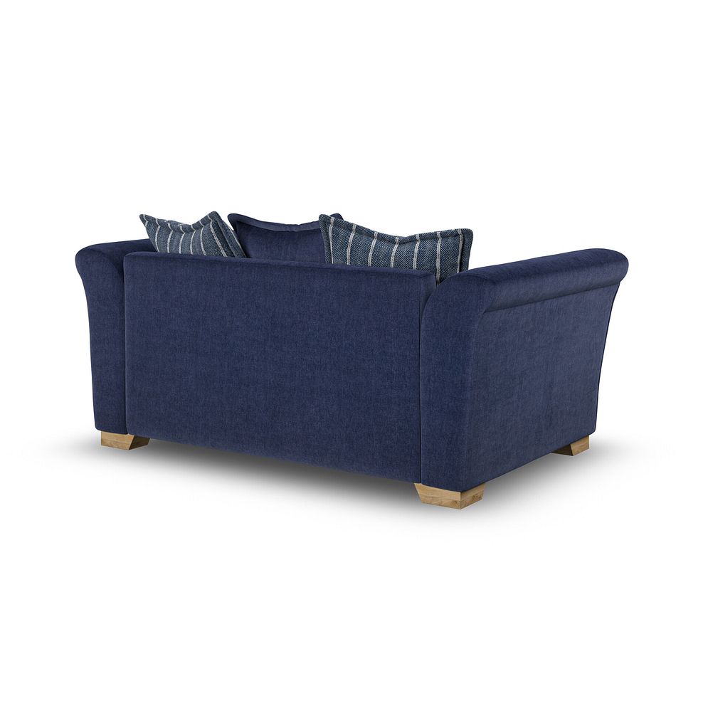 Milldale 2 Seater Pillow Back Sofa in Garda Atomic Fabric with Navy Scatters 3