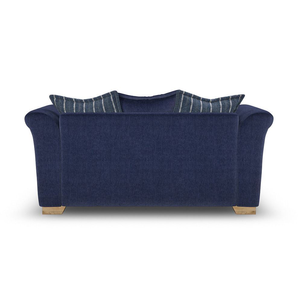 Milldale 2 Seater Pillow Back Sofa in Garda Atomic Fabric with Navy Scatters 4