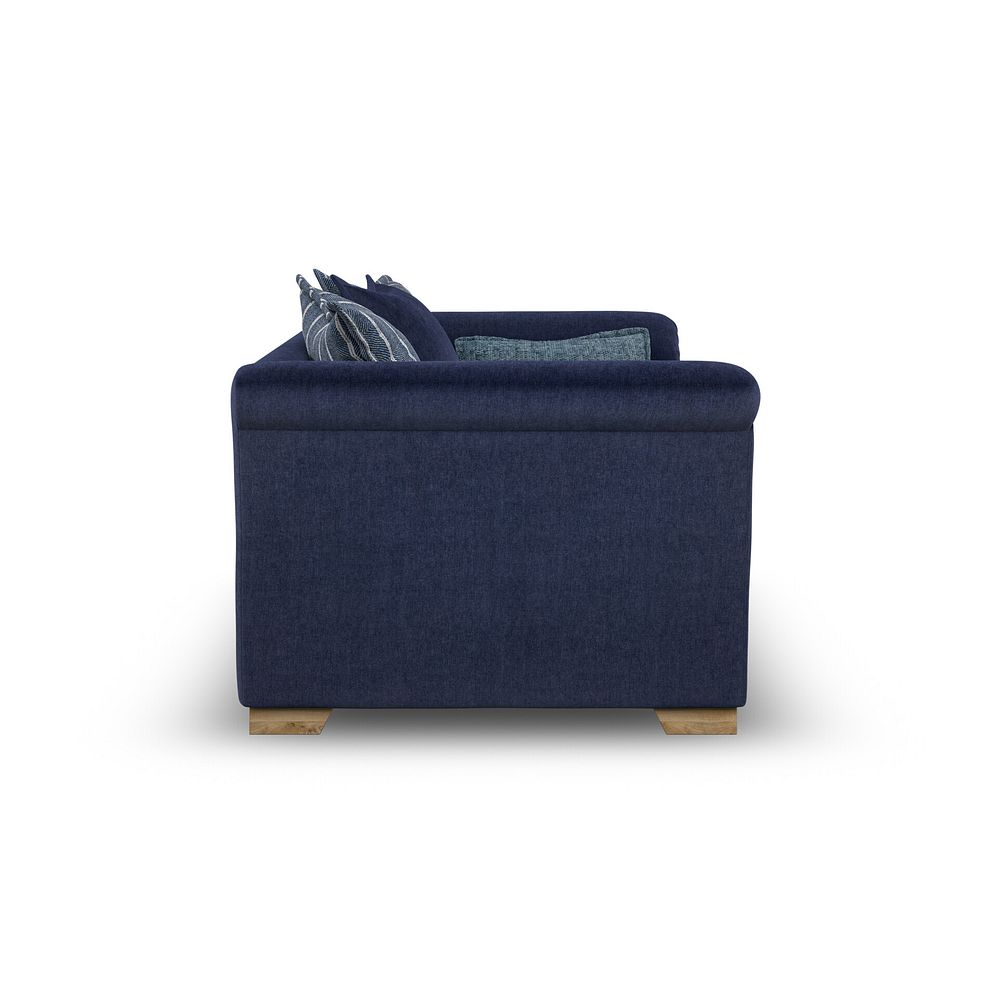 Milldale 2 Seater Pillow Back Sofa in Garda Atomic Fabric with Navy Scatters 5