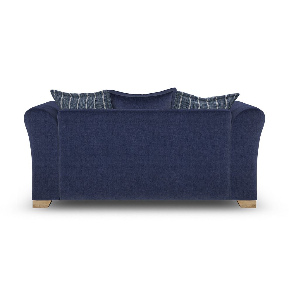 Milldale 2 Seater Pillow Back Sofa in Garda Atomic Fabric with Navy Scatters 6