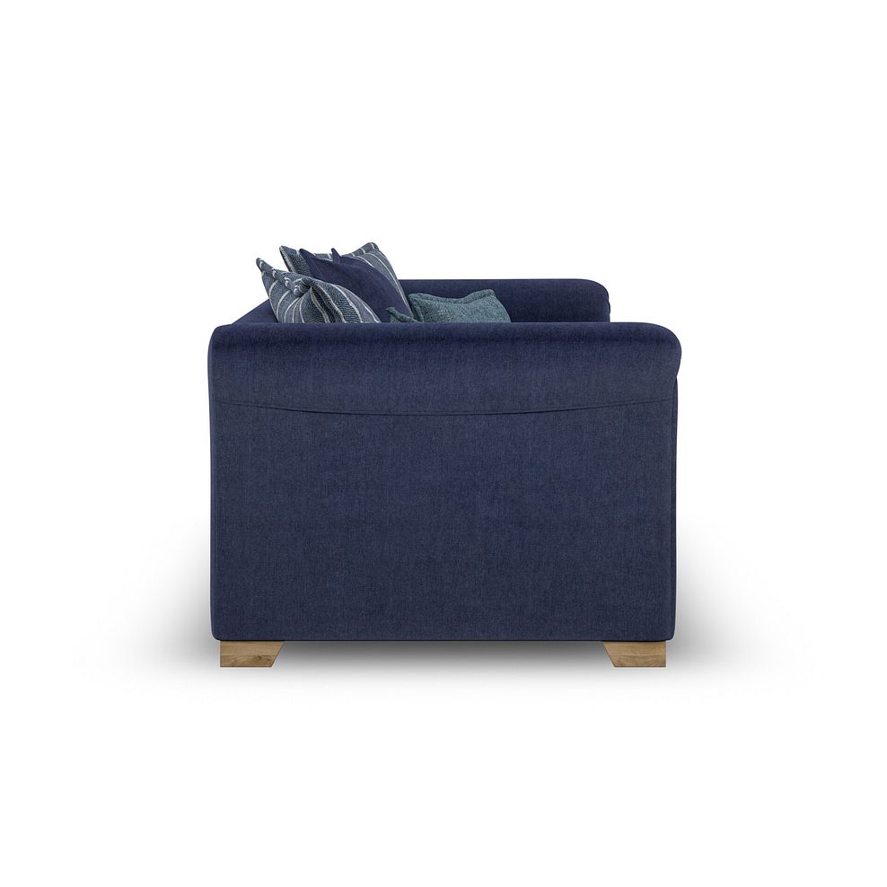 Milldale 2 Seater Pillow Back Sofa in Garda Atomic Fabric with Navy Scatters 7