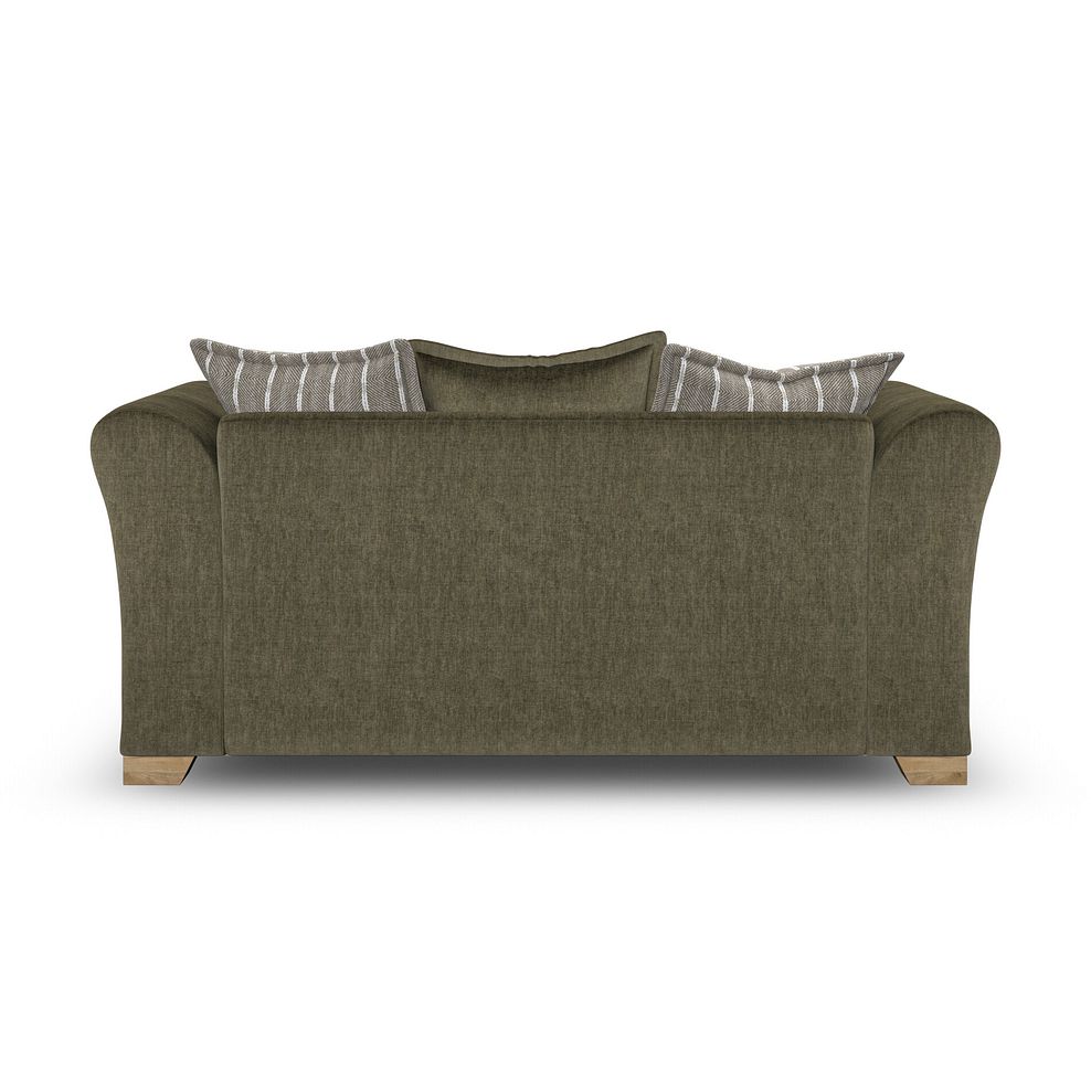 Milldale 2 Seater Pillow Back Sofa in Garda Seaweed Fabric with Earth Scatters 8