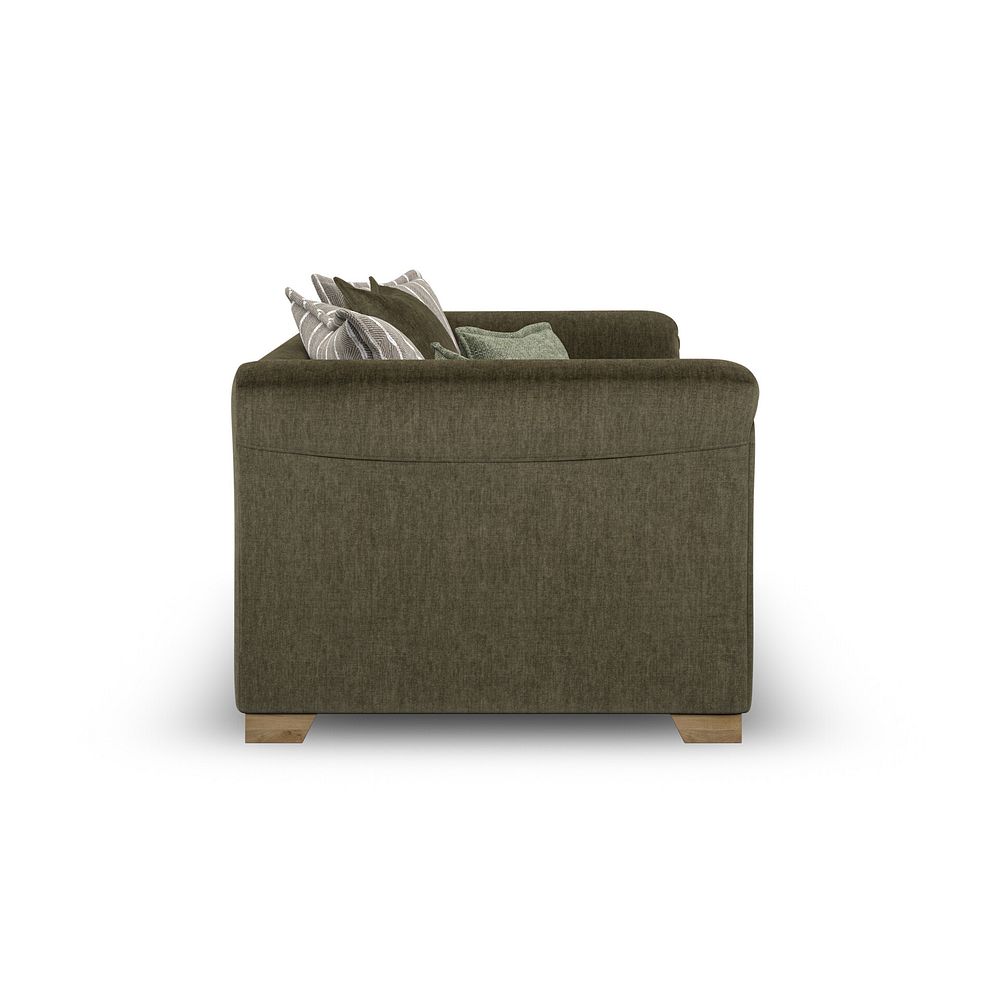Milldale 2 Seater Pillow Back Sofa in Garda Seaweed Fabric with Earth Scatters 9