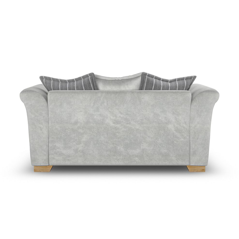 Milldale 2 Seater Pillow Back Sofa in Garda Showers Fabric with Grey Scatters 4