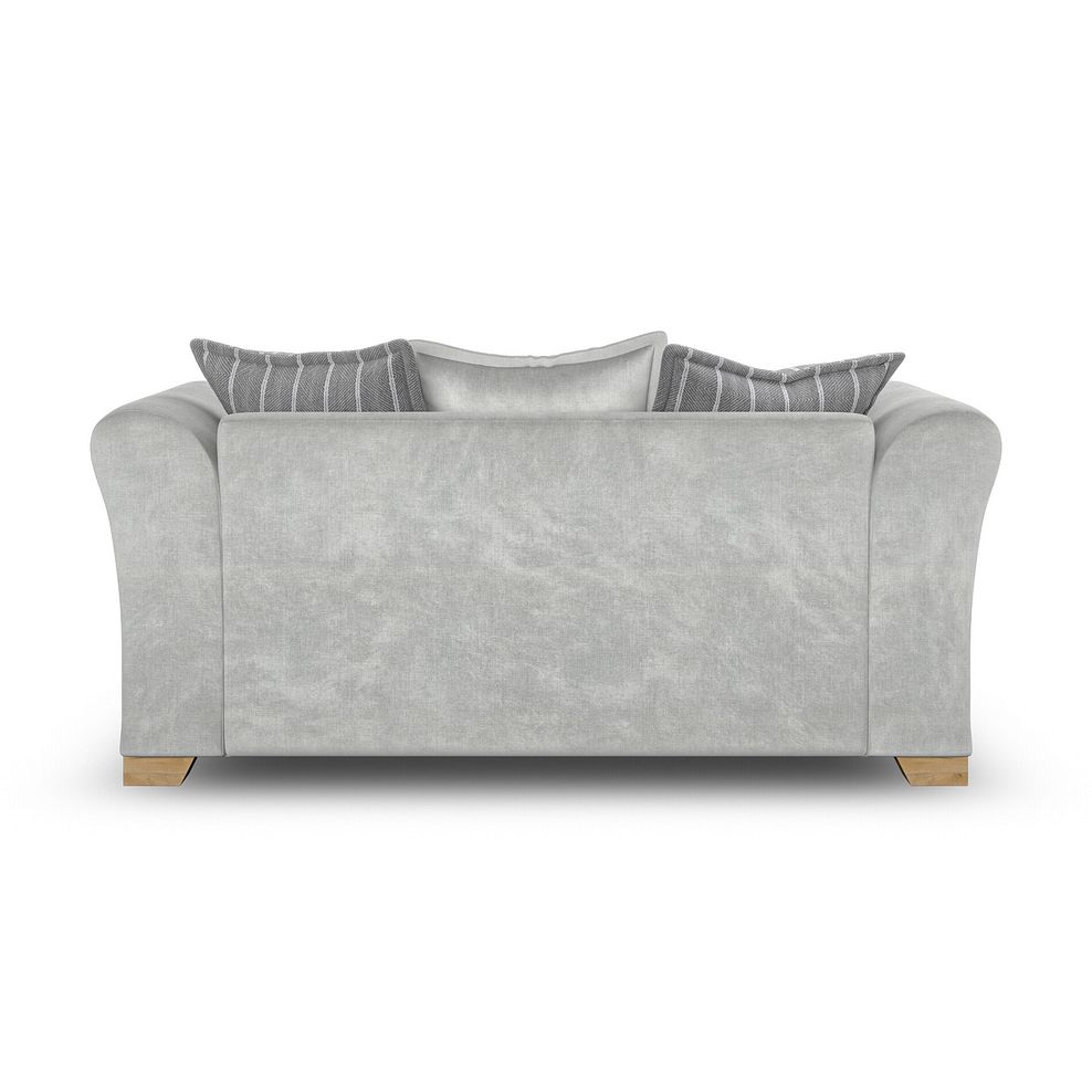 Milldale 2 Seater Pillow Back Sofa in Garda Showers Fabric with Grey Scatters 6