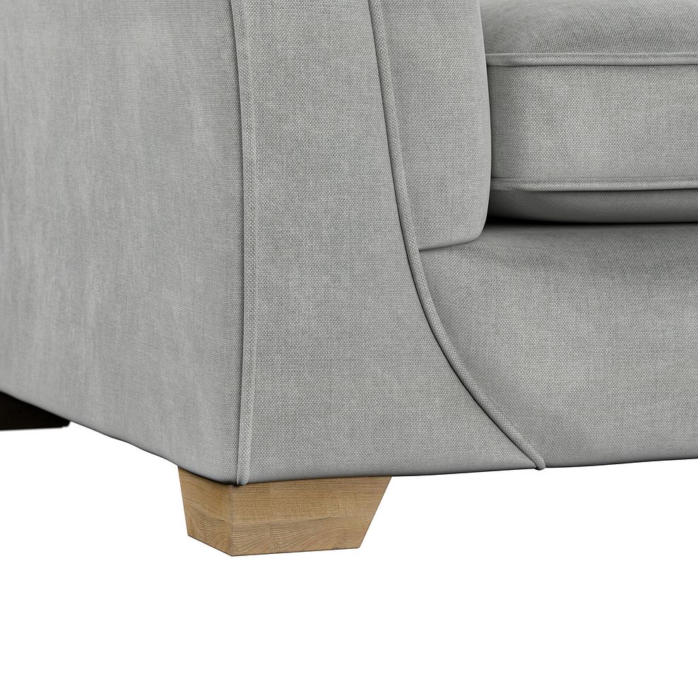 Milldale 2 Seater Pillow Back Sofa in Garda Showers Fabric with Grey Scatters 11