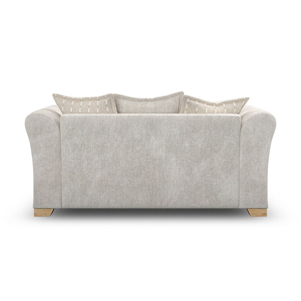 Milldale 2 Seater Pillow Back Sofa in  Milo Ivory Fabric with Linen Scatters 6