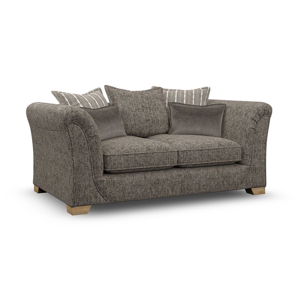 Milldale 2 Seater Pillow Back Sofa in  Milo Mocha Fabric with Earth Scatters 3