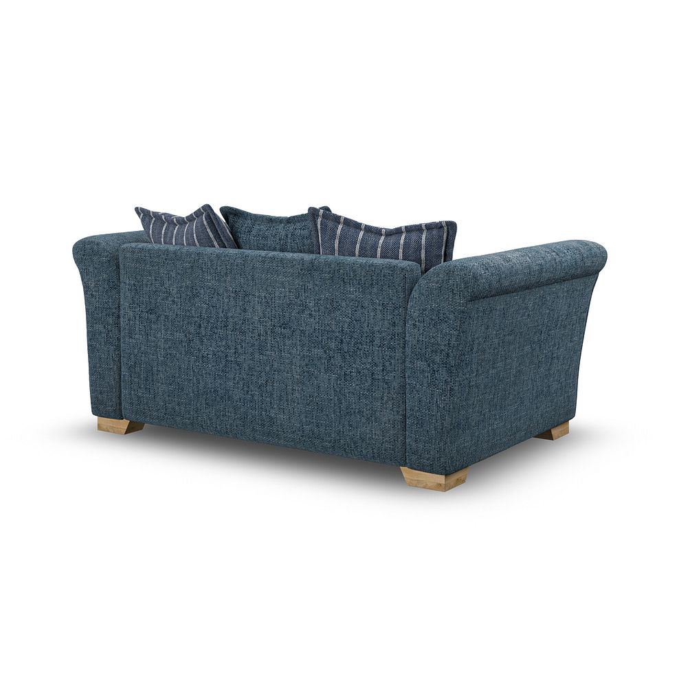 Milldale 2 Seater Pillow Back Sofa in  Milo Navy Fabric with Navy Scatters 3