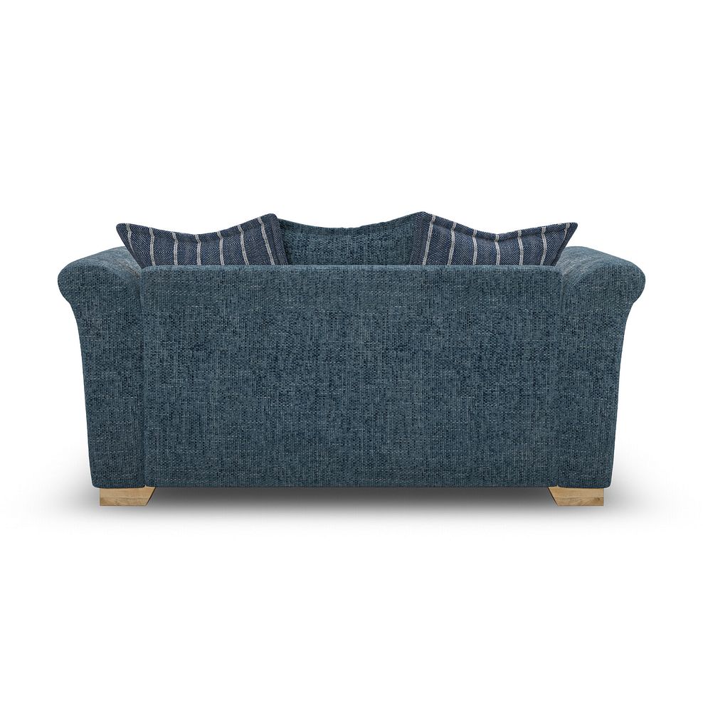 Milldale 2 Seater Pillow Back Sofa in  Milo Navy Fabric with Navy Scatters 4