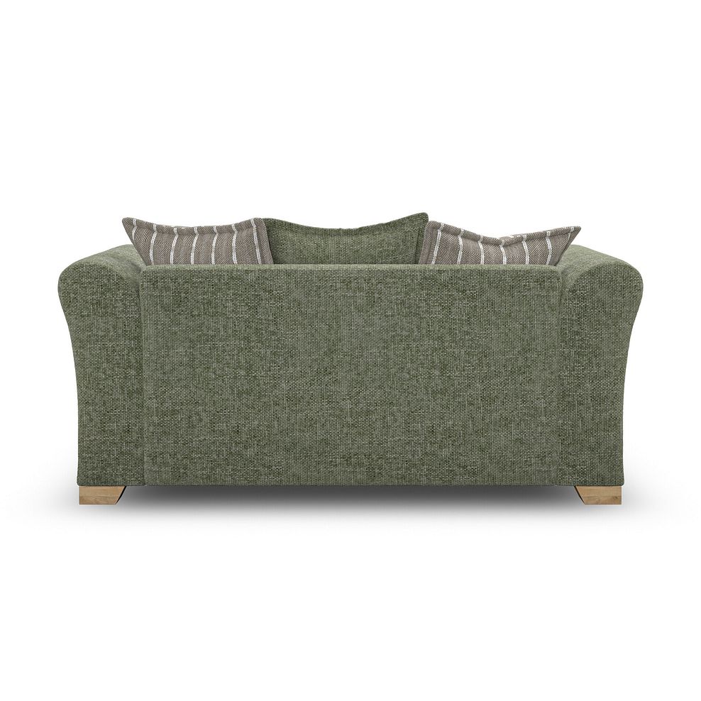 Milldale 2 Seater Pillow Back Sofa in Milo Olive Fabric with Earth Scatters 6