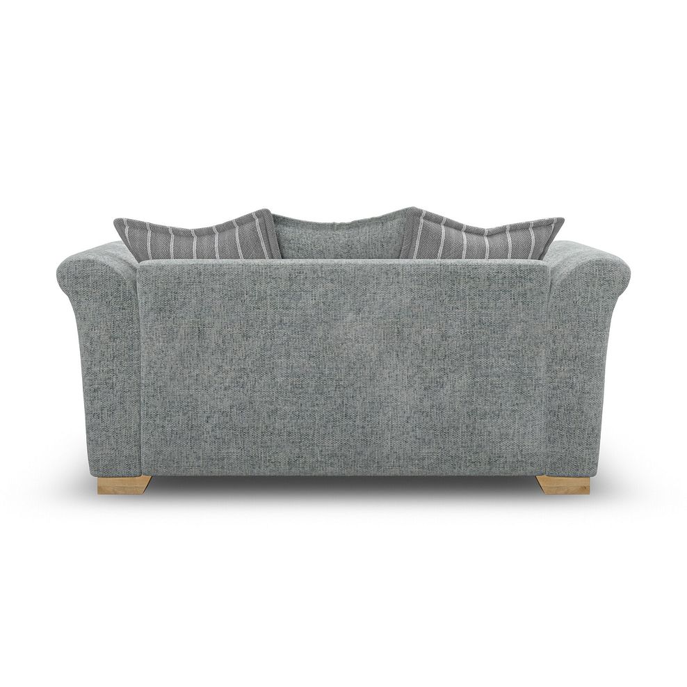 Milldale 2 Seater Pillow Back Sofa in Milo Pewter Fabric with Grey Scatters 4