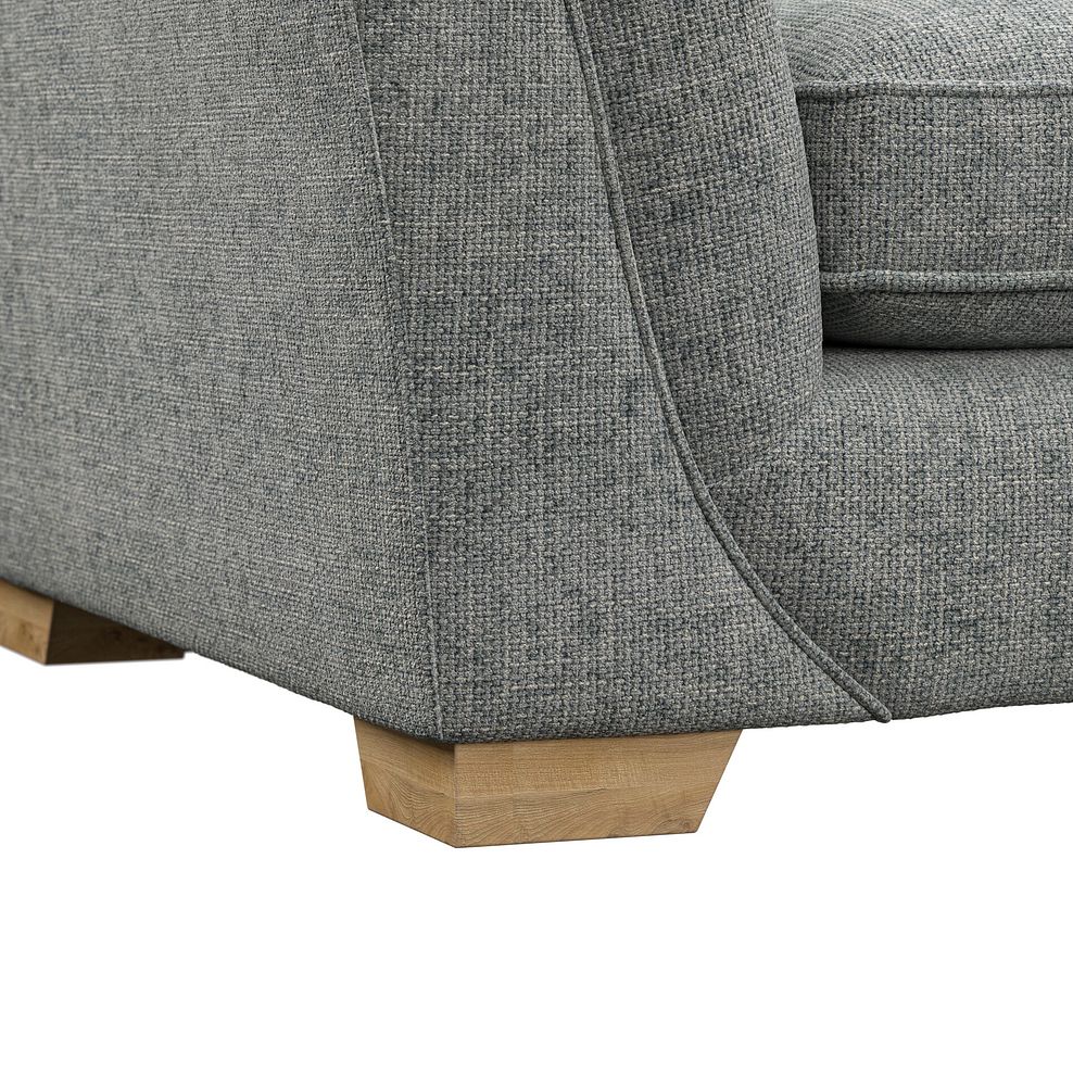 Milldale 2 Seater Pillow Back Sofa in Milo Pewter Fabric with Grey Scatters 6