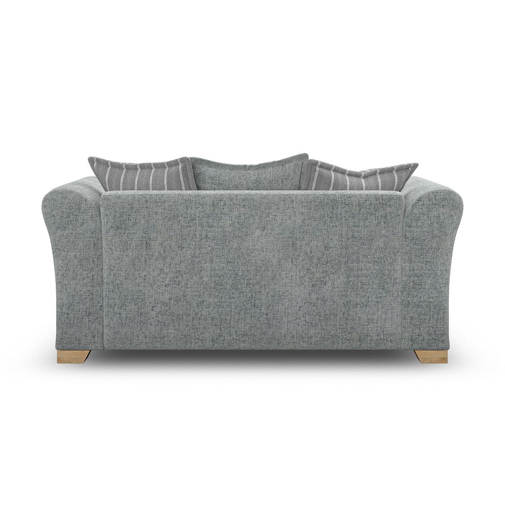 Milldale 2 Seater Pillow Back Sofa in Milo Pewter Fabric with Grey Scatters 6