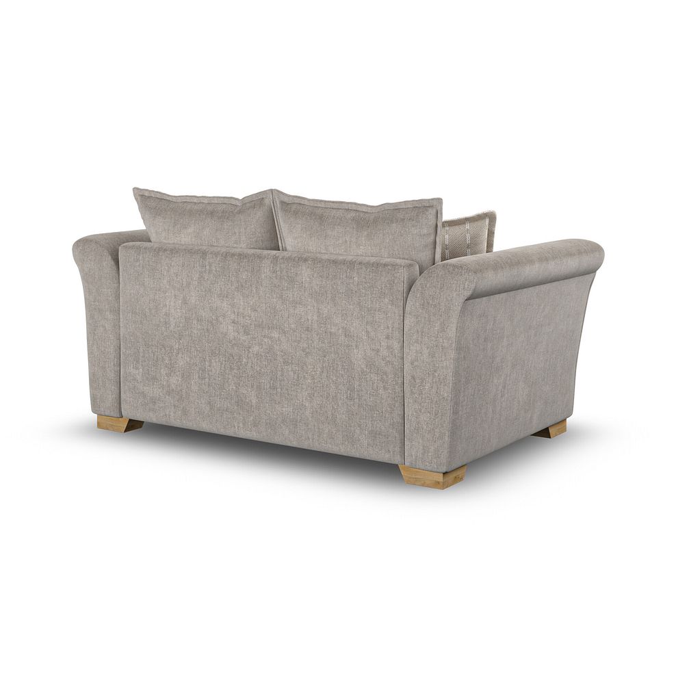 Milldale 2 Seater Sofa in Garda Acier Fabric with Linen Scatters 3