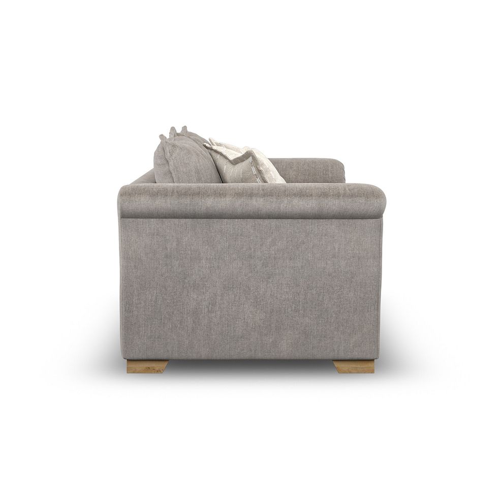 Milldale 2 Seater Sofa in Garda Acier Fabric with Linen Scatters 5