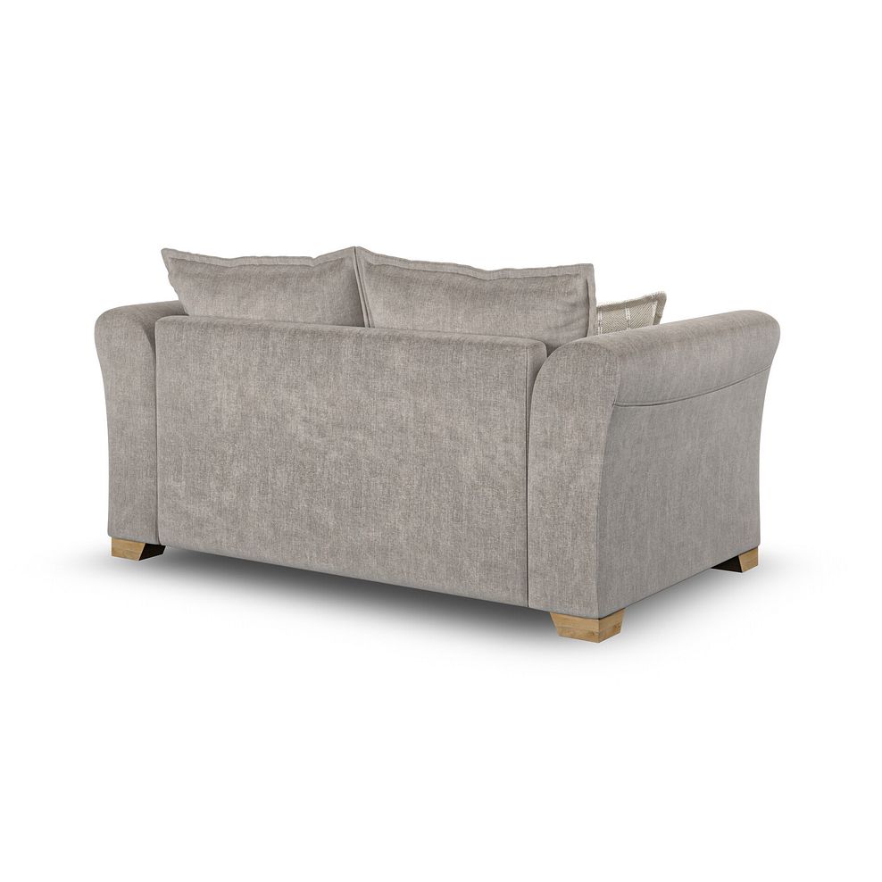 Milldale 2 Seater Sofa in Garda Acier Fabric with Linen Scatters 5