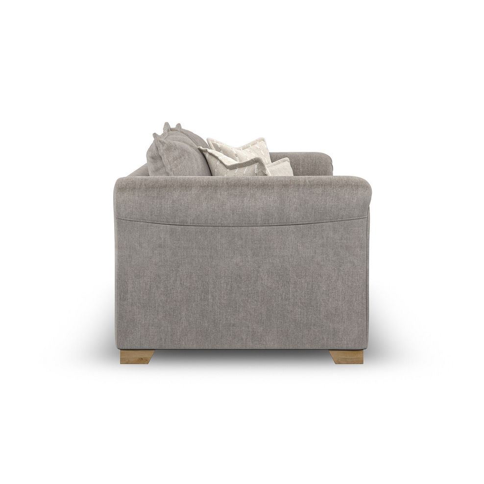 Milldale 2 Seater Sofa in Garda Acier Fabric with Linen Scatters 7