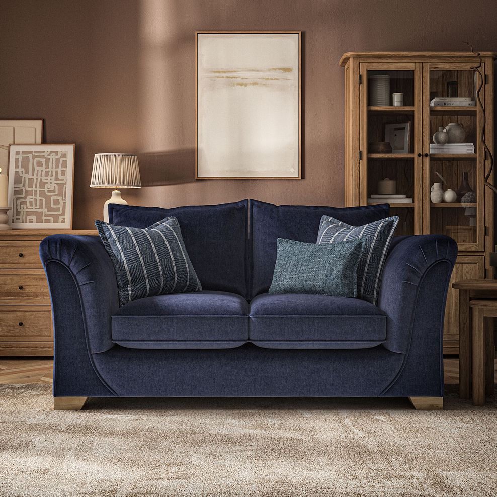 Milldale 2 Seater Sofa in Garda Atomic Fabric with Navy Scatters 2