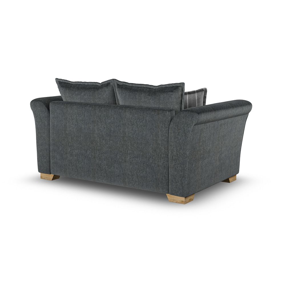 Milldale 2 Seater Sofa in Garda Carbon Fabric with Grey Scatters 3