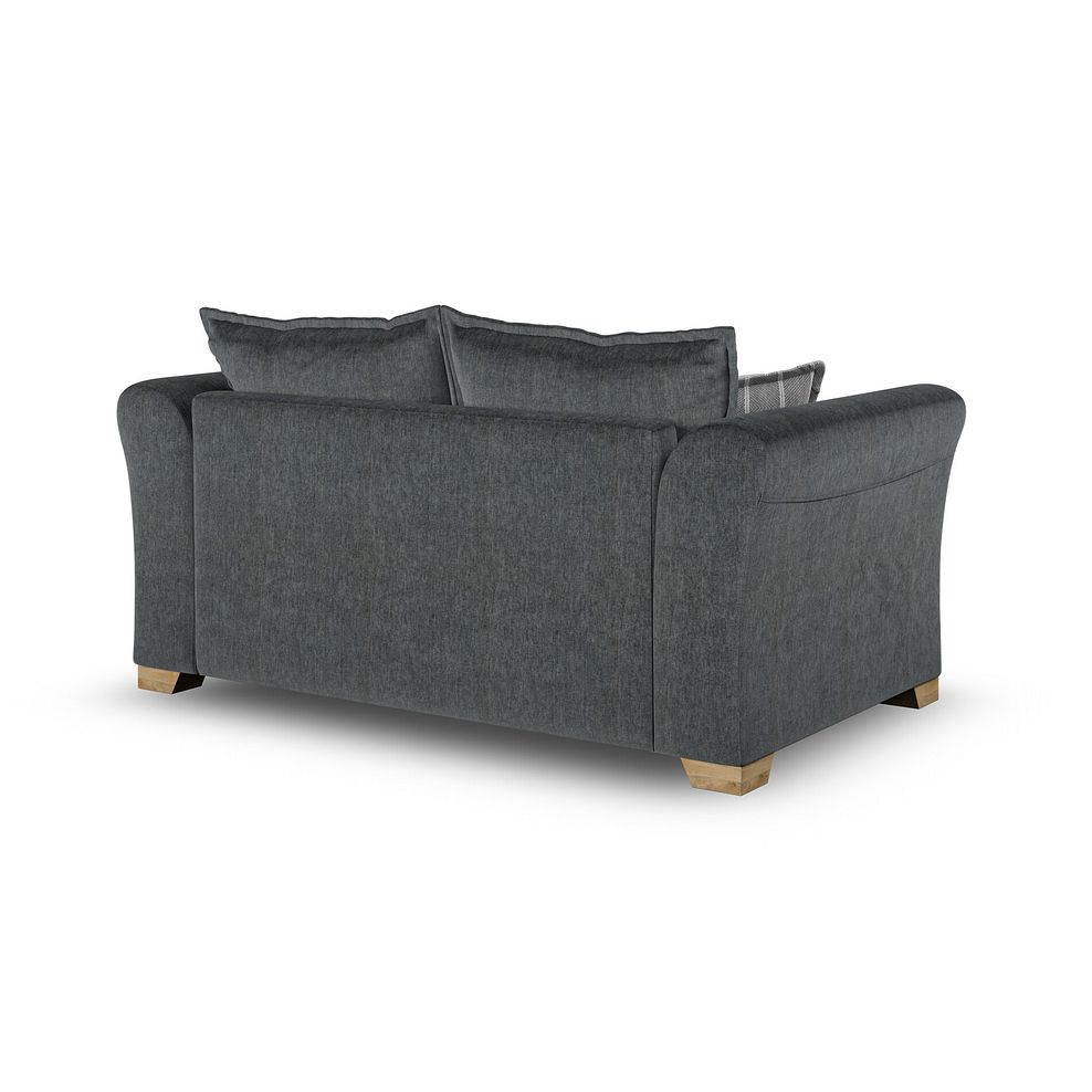 Milldale 2 Seater Sofa in Garda Carbon Fabric with Grey Scatters 5