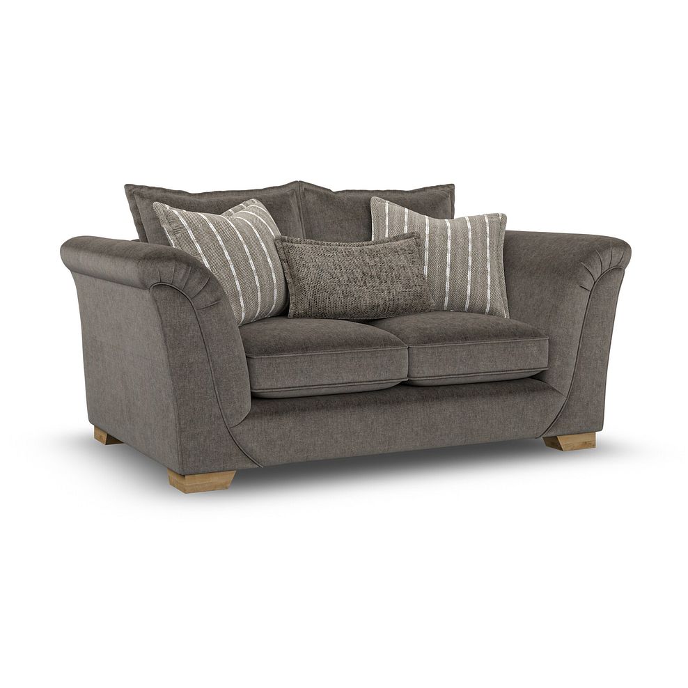 Milldale 2 Seater Sofa in Garda Moody Fabric with Earth Scatters 1