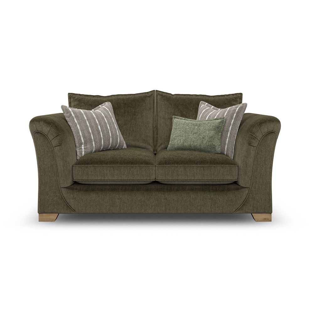 Milldale 2 Seater Sofa in Garda Seaweed Fabric with Earth Scatters 7