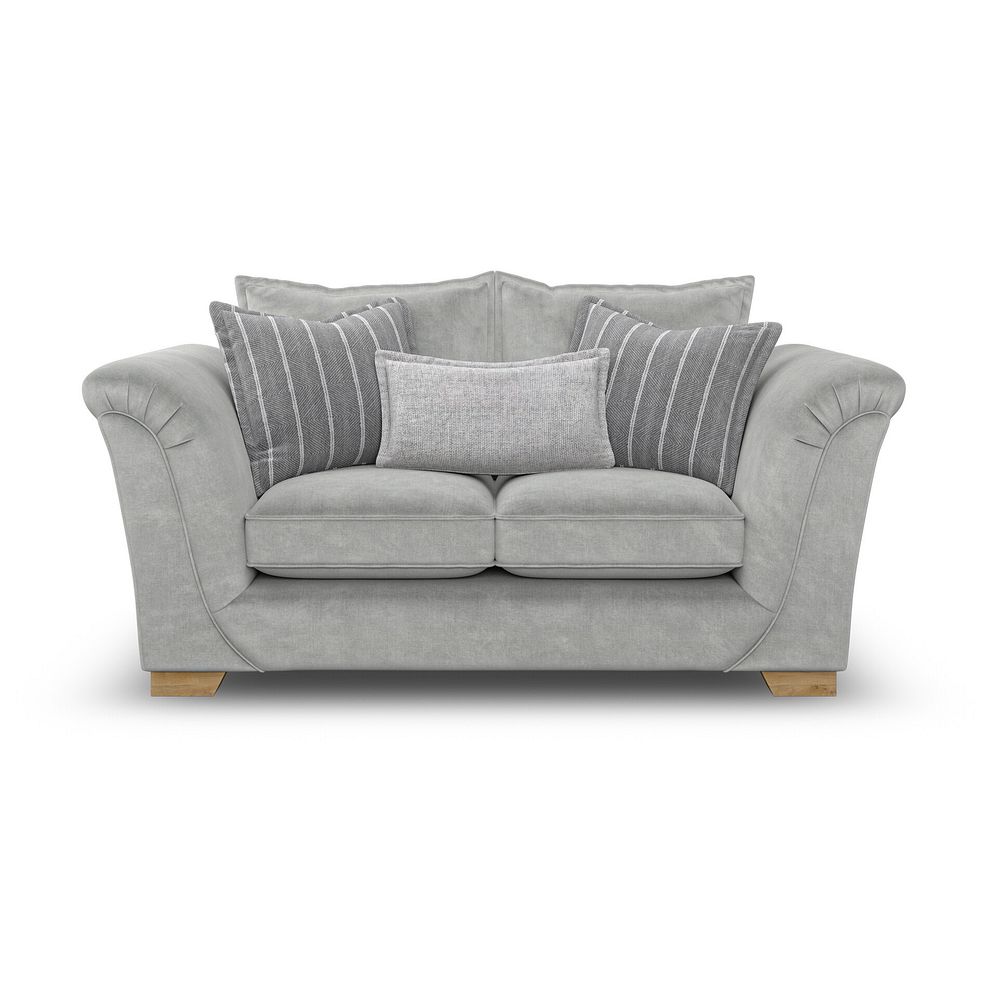 Milldale 2 Seater Sofa in Garda Showers Fabric with Grey Scatters 2