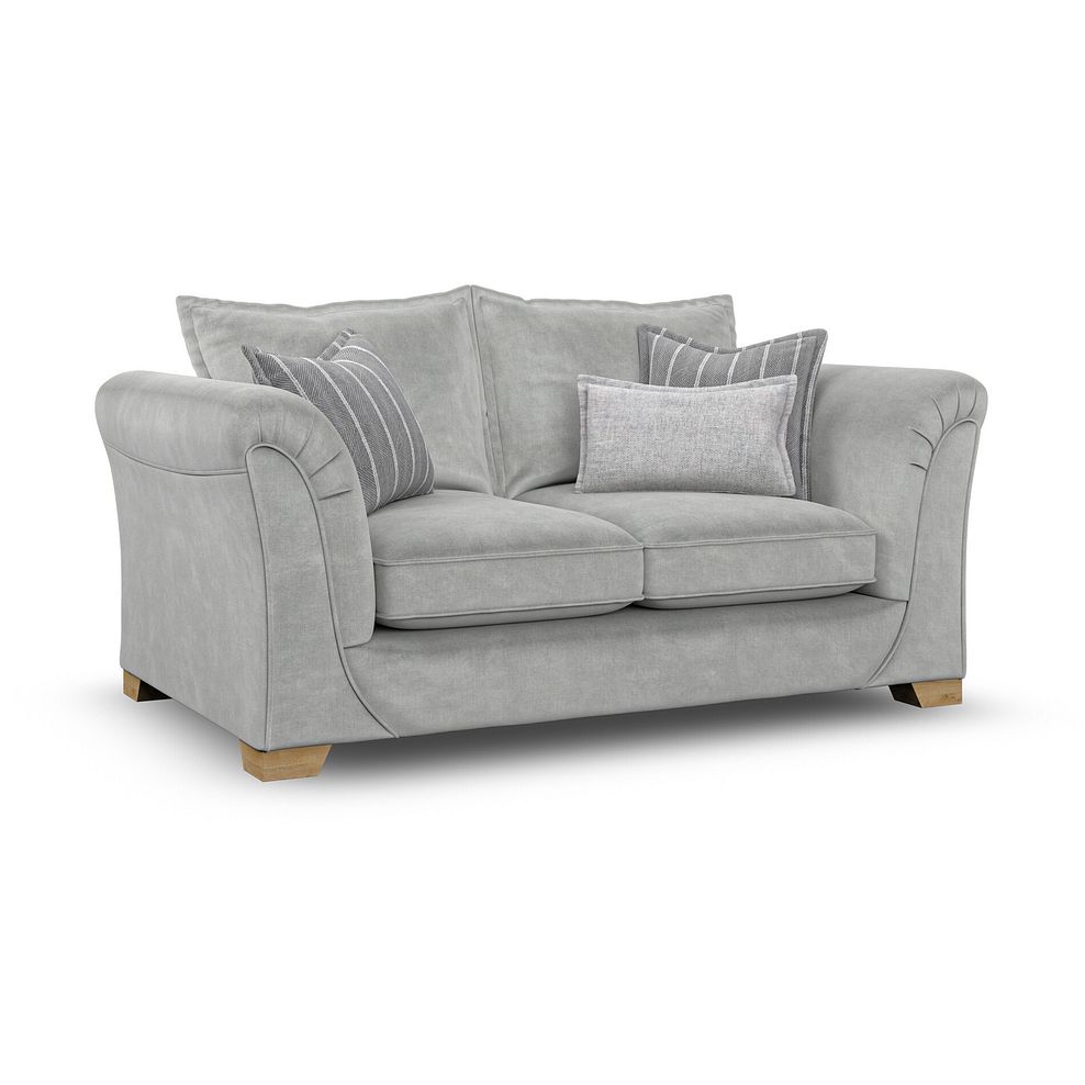Milldale 2 Seater Sofa in Garda Showers Fabric with Grey Scatters 3