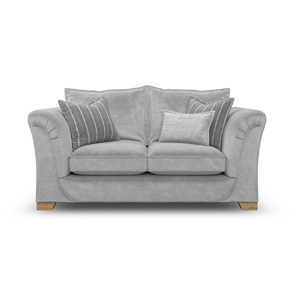 Milldale 2 Seater Sofa in Garda Showers Fabric with Grey Scatters 4