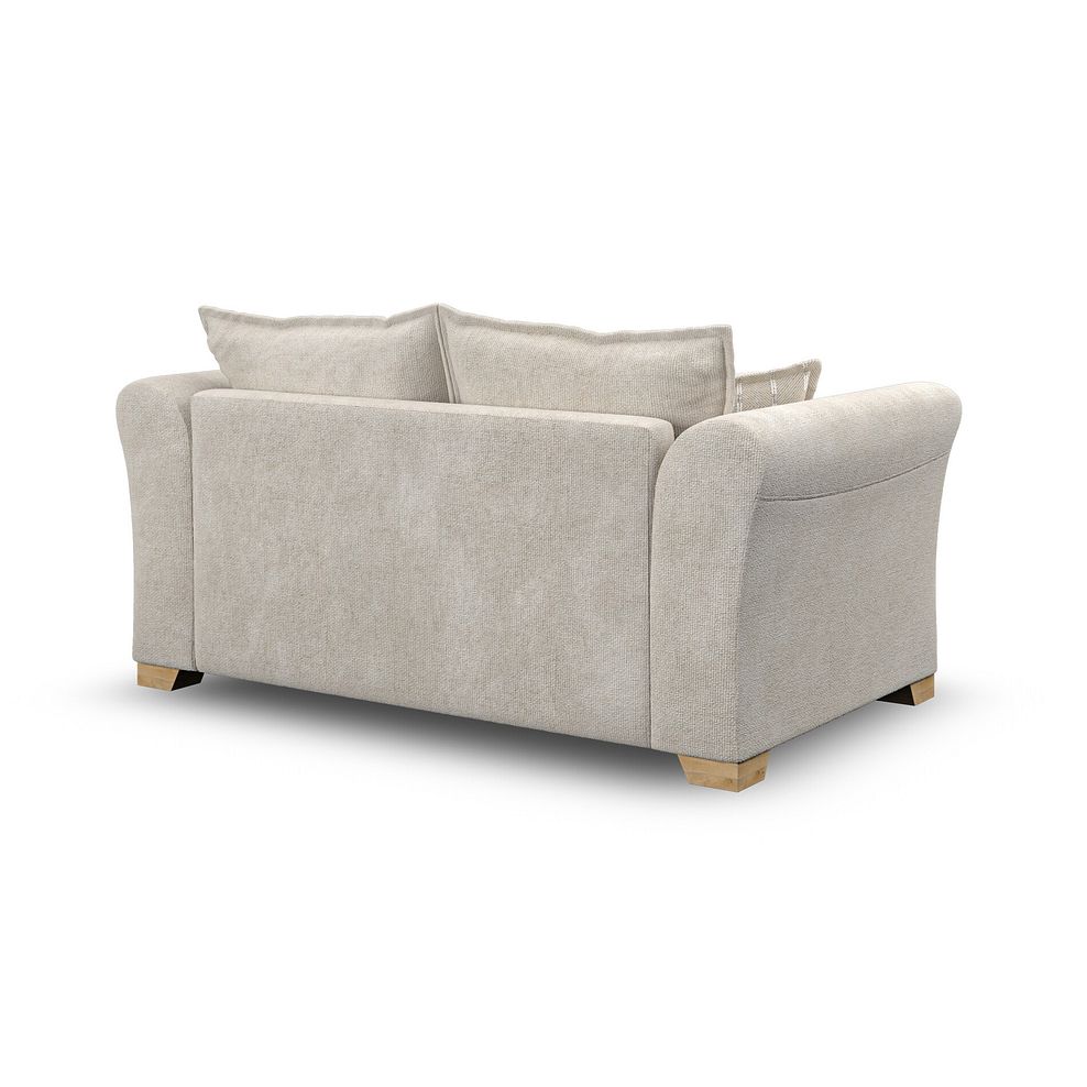 Milldale 2 Seater Sofa in Milo Cream Fabric with Linen Scatters 5