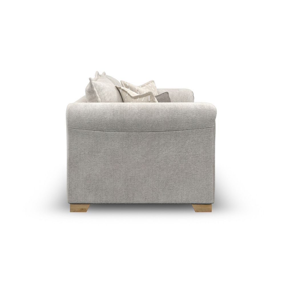 Milldale 2 Seater Sofa in  Milo Ivory Fabric with Linen Scatters 7