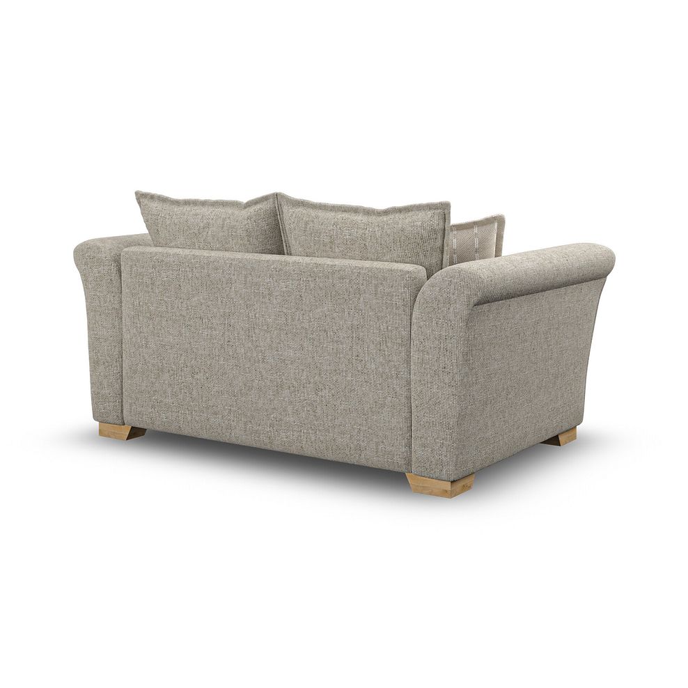 Milldale 2 Seater Sofa in Milo Mink Fabric with Linen Scatters 3