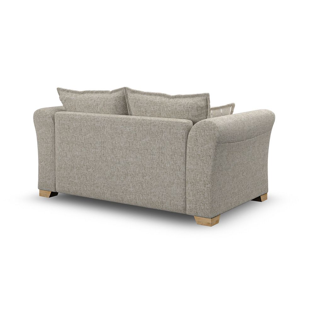 Milldale 2 Seater Sofa in Milo Mink Fabric with Linen Scatters 5