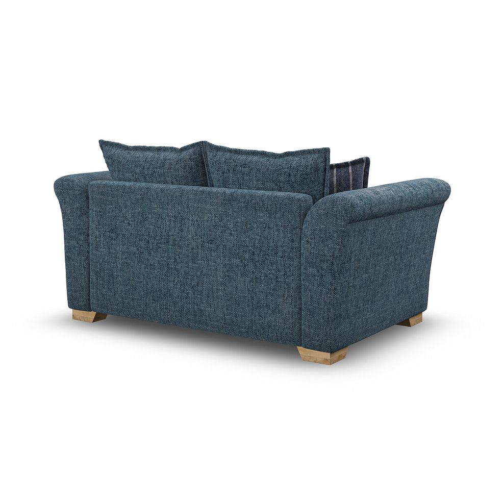 Milldale 2 Seater Sofa in  Milo Navy Fabric with Navy Scatters 3
