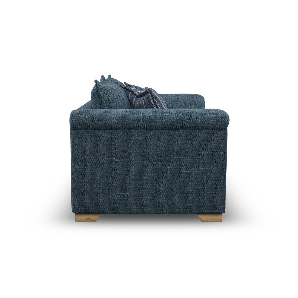 Milldale 2 Seater Sofa in  Milo Navy Fabric with Navy Scatters 5