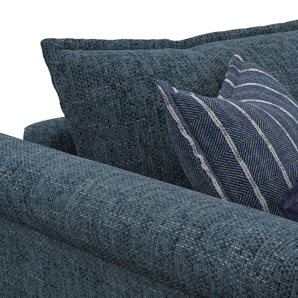 Milldale 2 Seater Sofa in  Milo Navy Fabric with Navy Scatters 10