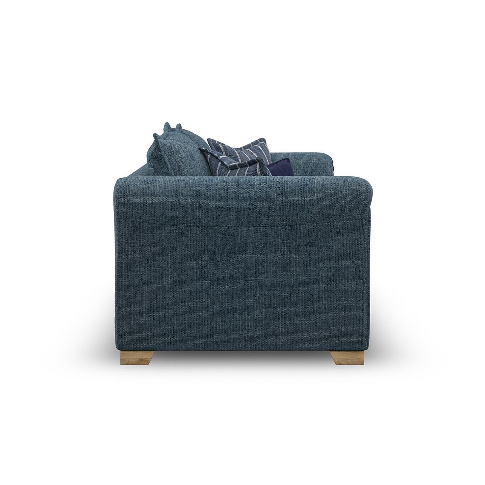 Milldale 2 Seater Sofa in  Milo Navy Fabric with Navy Scatters 7
