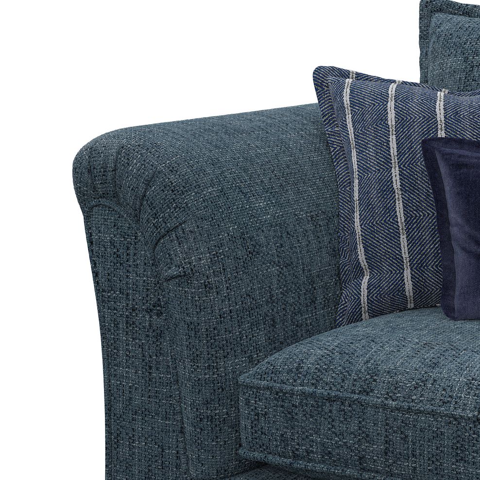 Milldale 2 Seater Sofa in  Milo Navy Fabric with Navy Scatters 9