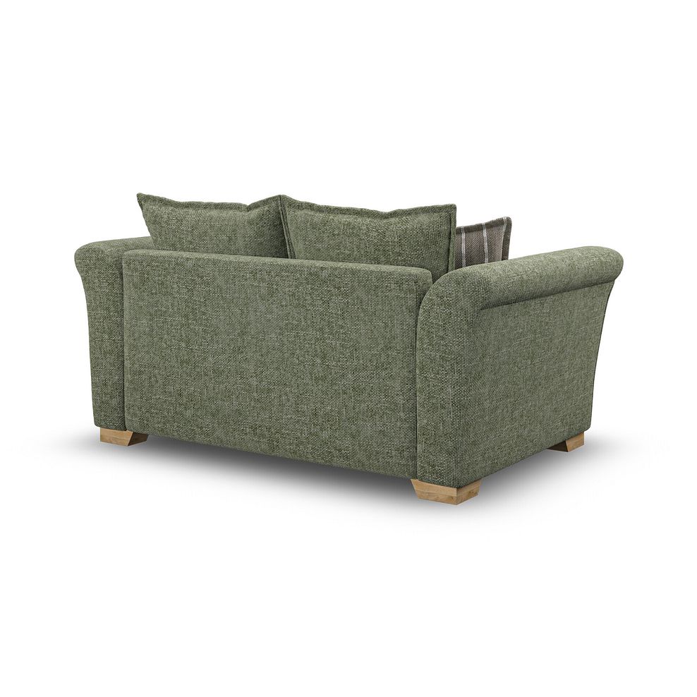 Milldale 2 Seater Sofa in Milo Olive Fabric with Earth Scatters 3