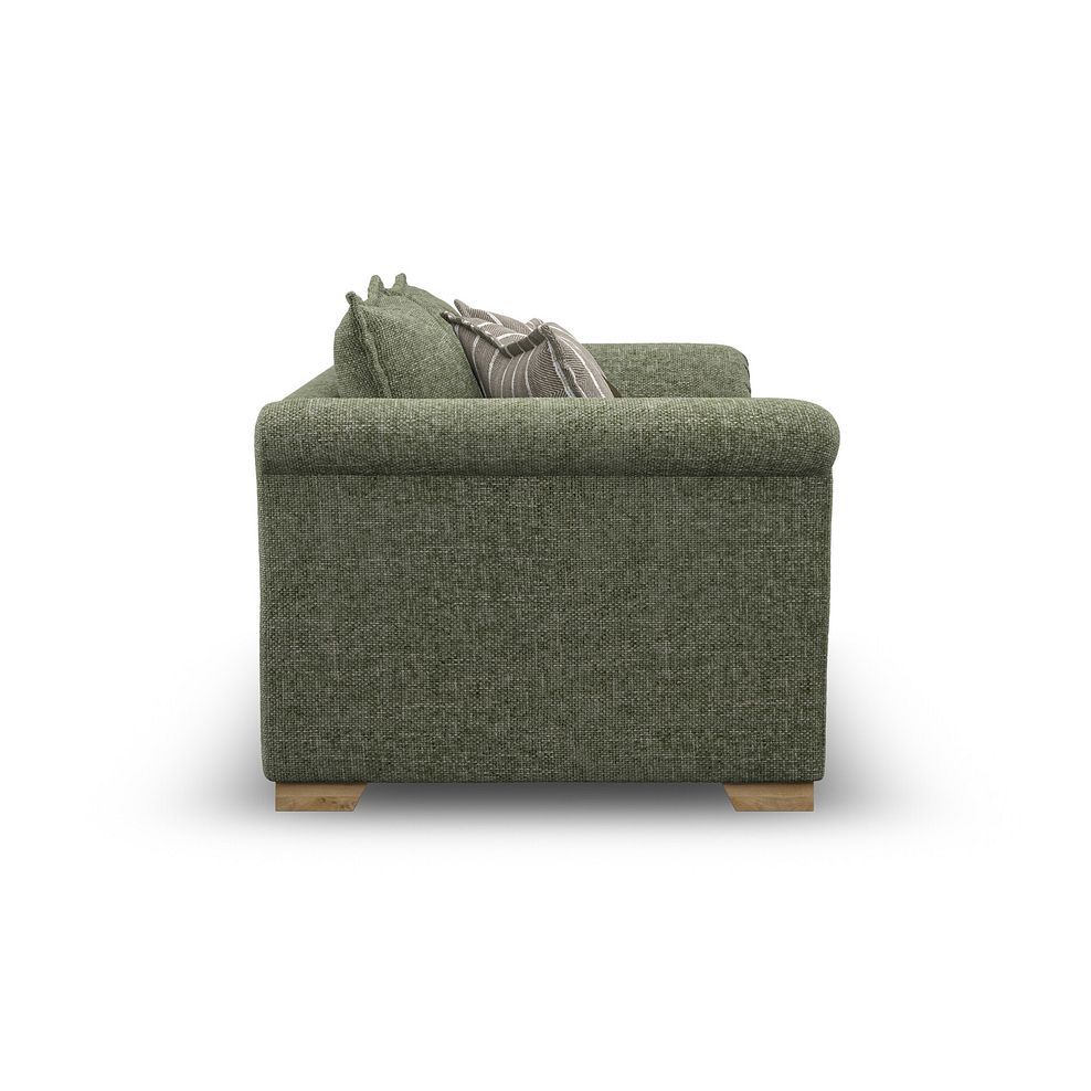 Milldale 2 Seater Sofa in Milo Olive Fabric with Earth Scatters 5