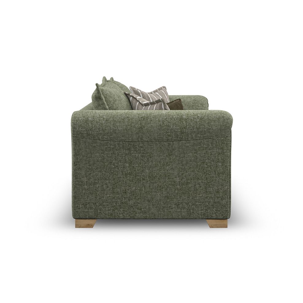 Milldale 2 Seater Sofa in Milo Olive Fabric with Earth Scatters 7