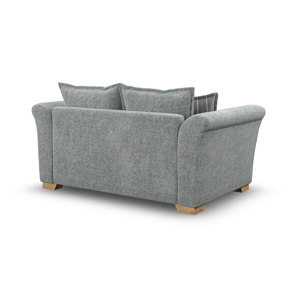 Milldale 2 Seater Sofa in Milo Pewter Fabric with Grey Scatters 3