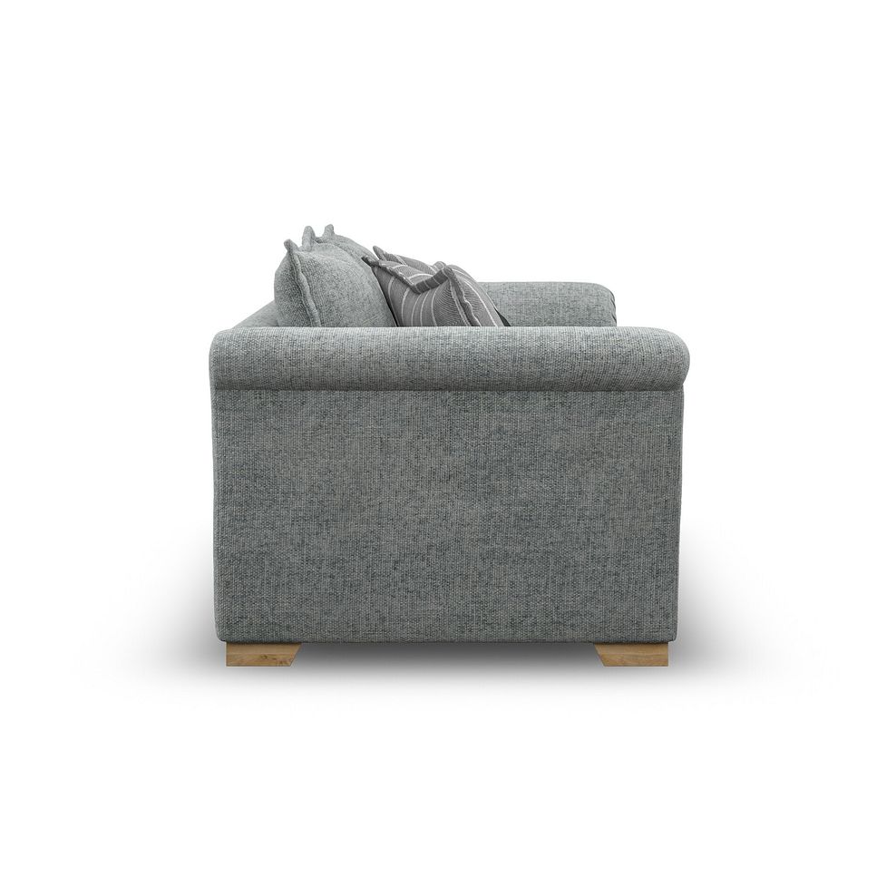 Milldale 2 Seater Sofa in Milo Pewter Fabric with Grey Scatters 5