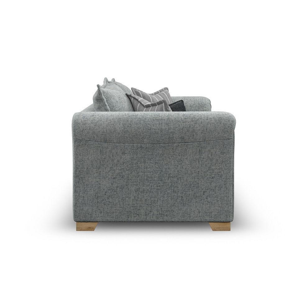 Milldale 2 Seater Sofa in Milo Pewter Fabric with Grey Scatters 7